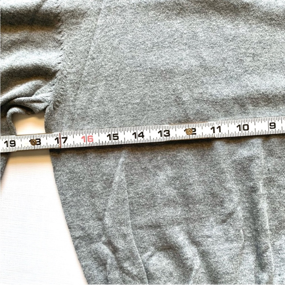 Norma Kamali Gray Sweater Sweatshirt Dress Cinched Waist Long Sleeves Small - Picture 6 of 12